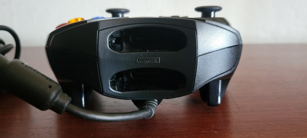 Original Xbox OEM S Type Black Controller With Breakaway Cable