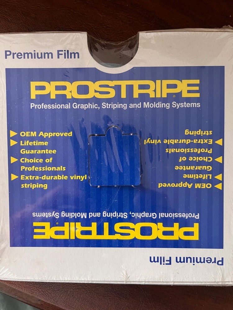 PROSTRIPE INTERSTATE BLUE R41047  3/16"  x 150' EXTRA DURABLE VINYL OEM APPROVED