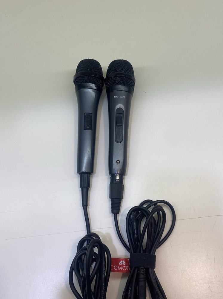 2 Mediasonic Professional Unidirectional Dynamic Microphone 10ft Detachable Cord