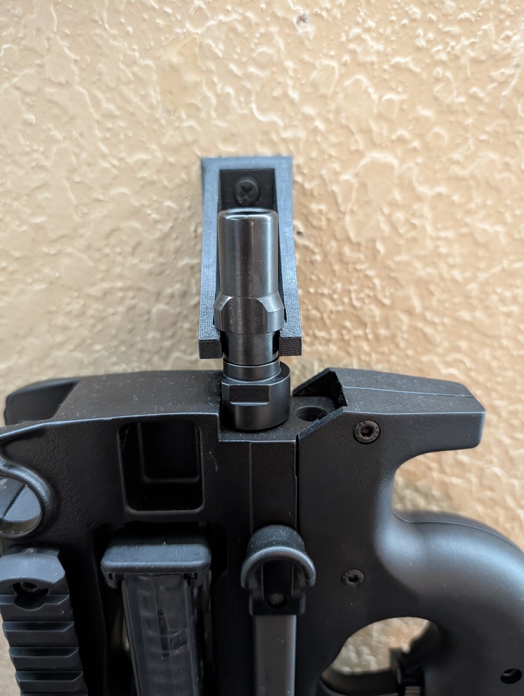 9mm Tri Lug Wall Mount. Fits Standard Tri Lug Muzzle Devices