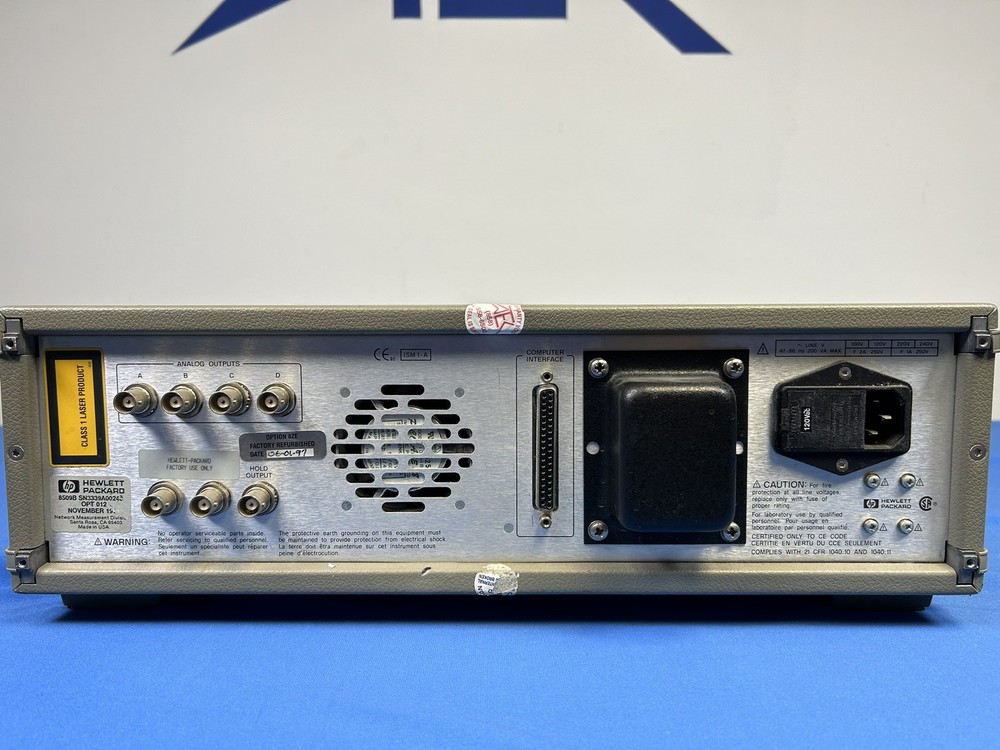 Agilent 8509B-012 Lightwave Polarization Analyzer *COMPLETE*