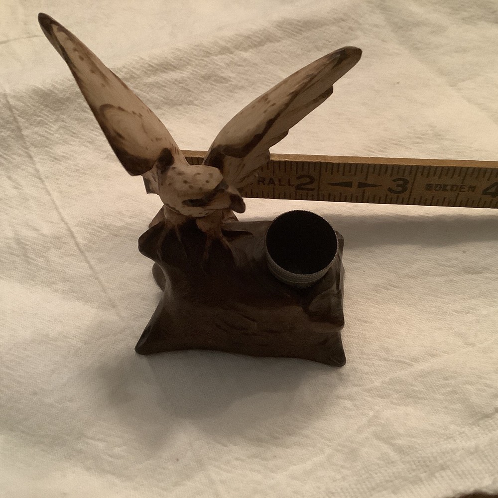 Antique Black Forest Eagle, Thimble Holder