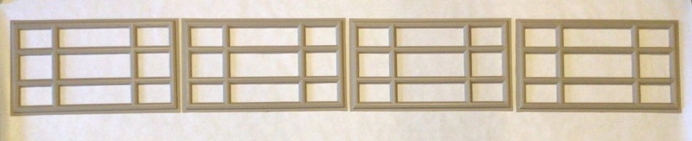 8 Amarr Prairie Replacement Inserts for Short Panel Amarr Garage Doors Sandtone