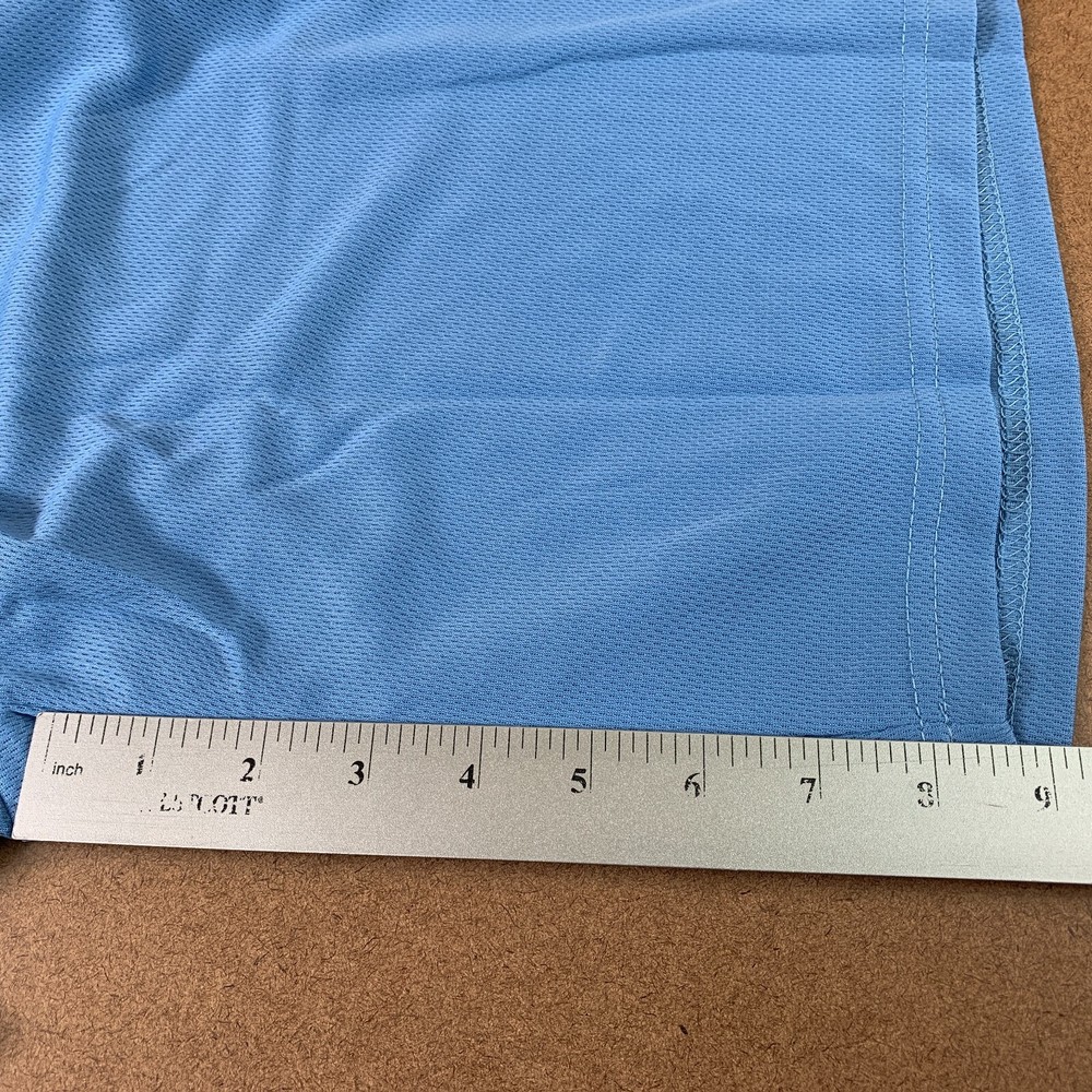 Square Meter Mens Large Blue Mesh Pocketed Drawstring 9" Athletic Shorts NWT