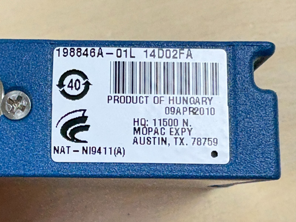 National Instruments NI 9411 Differential or TTL Digital Input