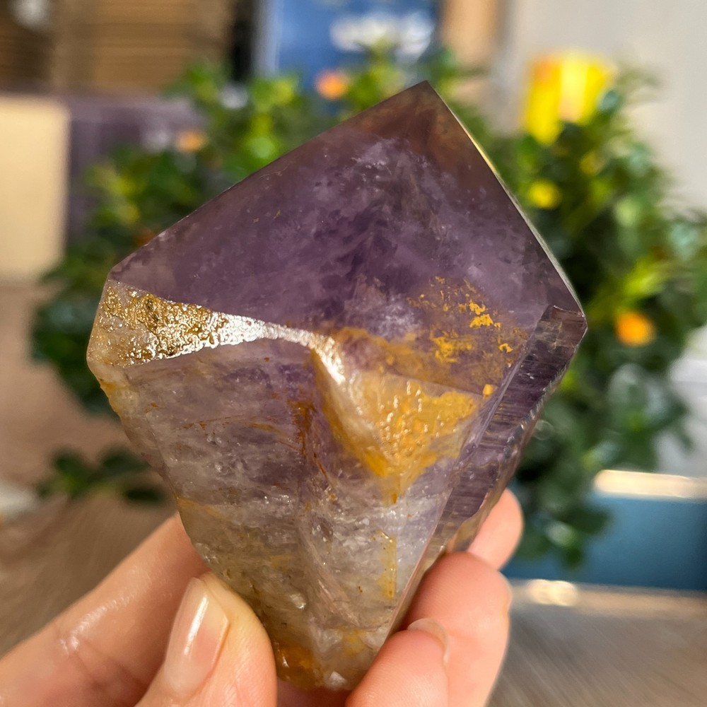 236g Natural Amethyst geode quartz clustercrystal specimen Healing