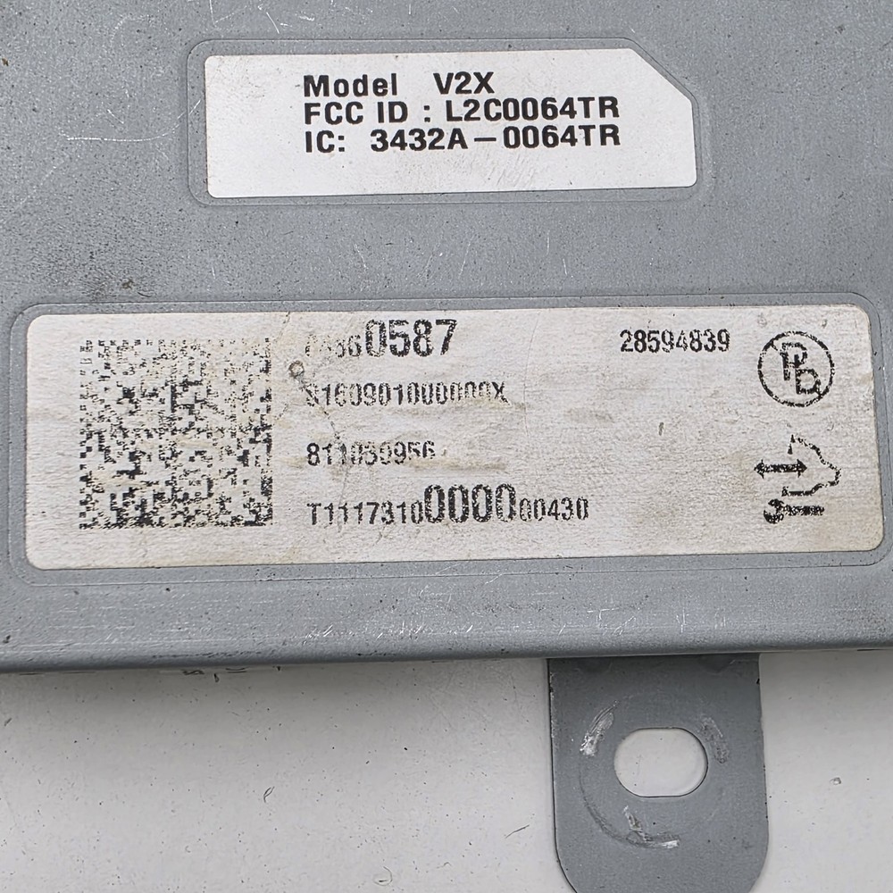 2019 Cadillac CTS Active Communication Control Module 3432A0064TR
