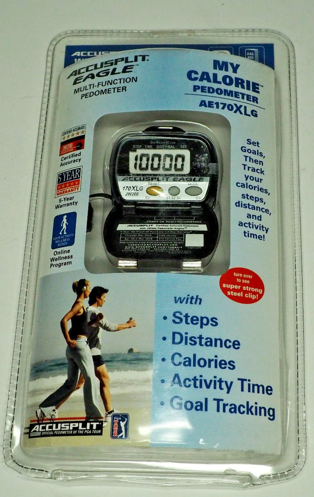 Accusplit Eagle Multi-Function Pedometer My Calorie ae170xlg New