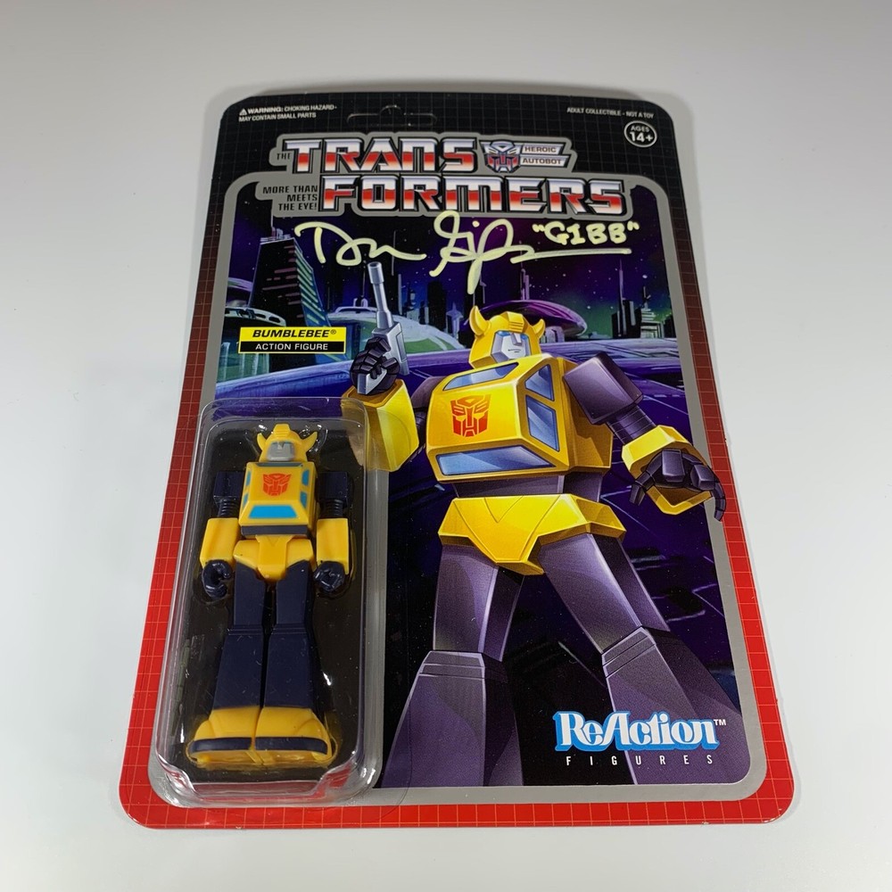 DAN GILVEZAN Signed TRANSFORMERS Bumblebee Action Figure JSA COA