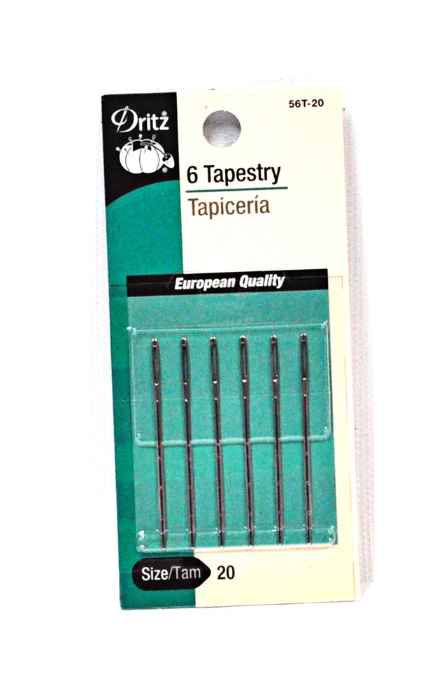 Dritz Tapestry Needles Size 20