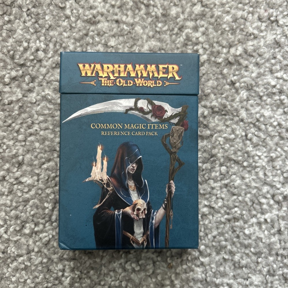 Warhammer the Old World Common Magic Items Reference Card Pack Cards Deck Set