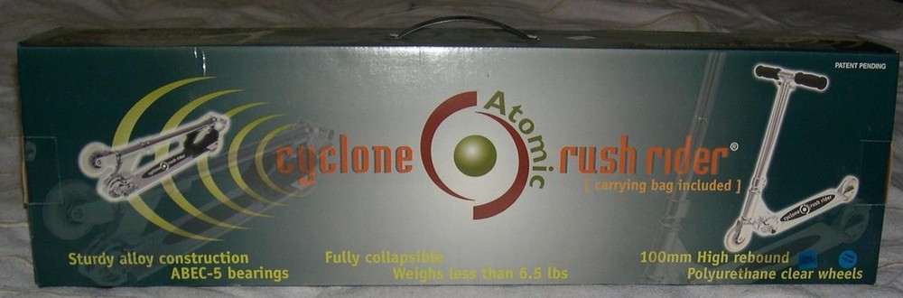 Atomic Cyclone Rush Rider Kick Scooter, New in Package