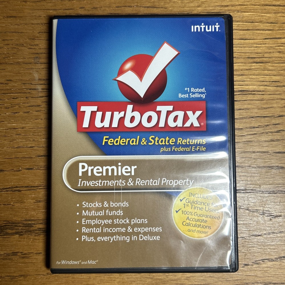Intuit TurboTax Premier 2010 - Software (XP, Windows, Mac)