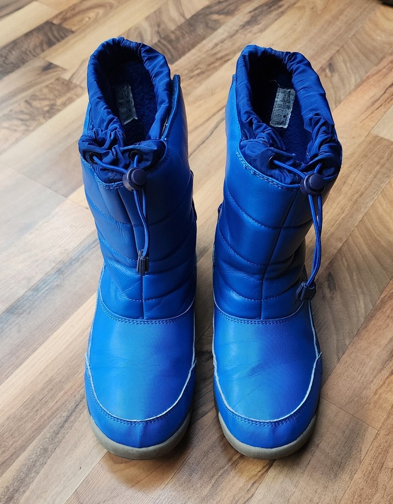 Lands End Boys Snow Boots Size 7M, Blue, Great Condition!