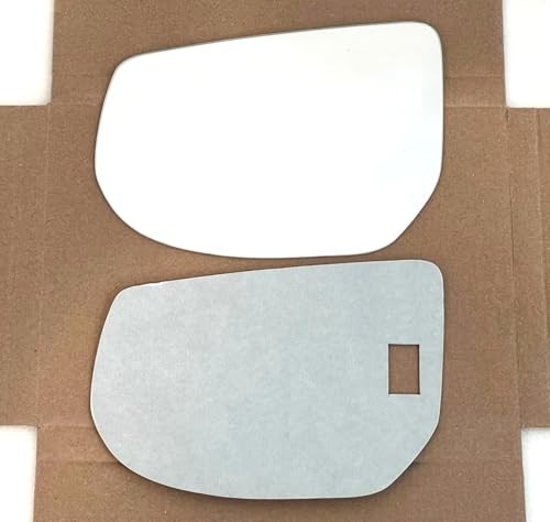 New Replacement Flat Mirror Glass with Full Size Adhesive for 2013-2019