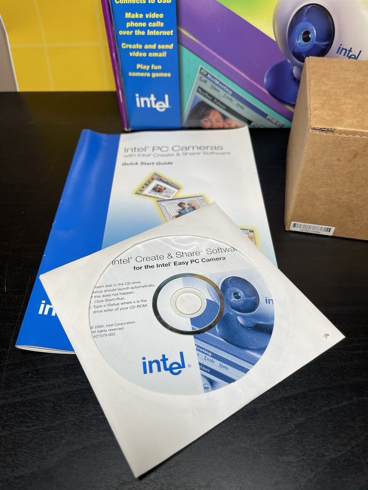 Intel Easy PC Camera Video Phone USB Connect with Software Brand New