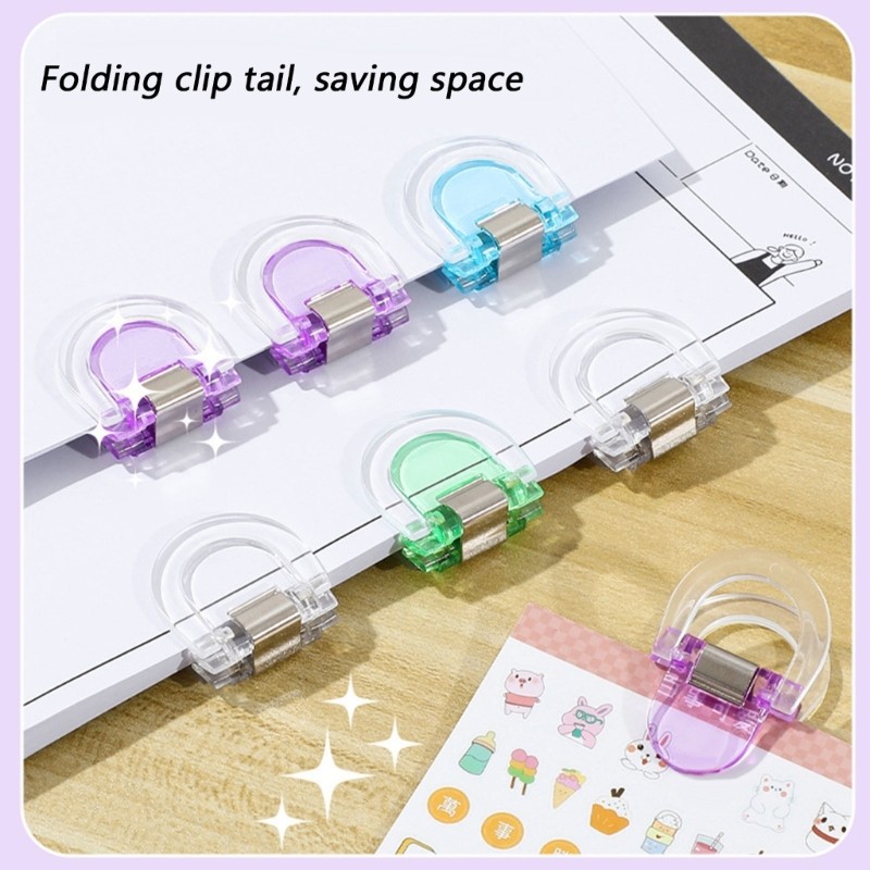 Multipurpose Desk Organizers Spring Clips Plastic Texture for Documents Photos