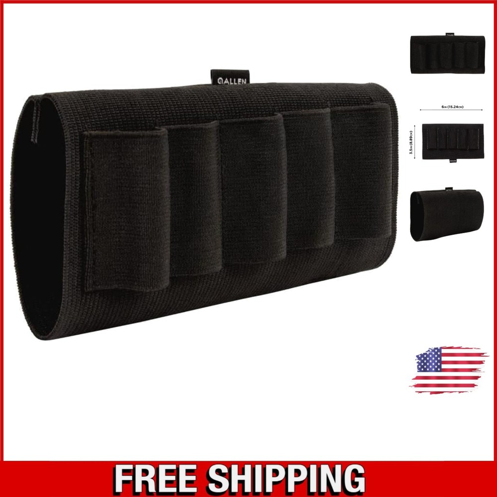 Compact Shotgun Shell Holder with Buckle for Seamless Shooting Experience