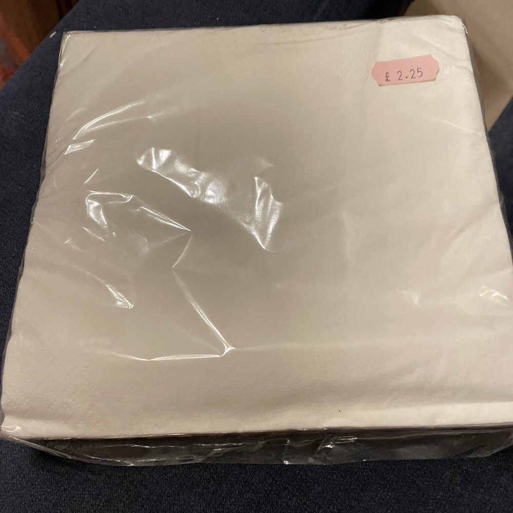 Unique plain white paper napkins