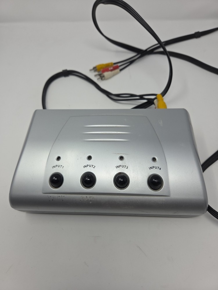 Philips PH61148, A/V Audio/Video 4 Channel Selector Untested