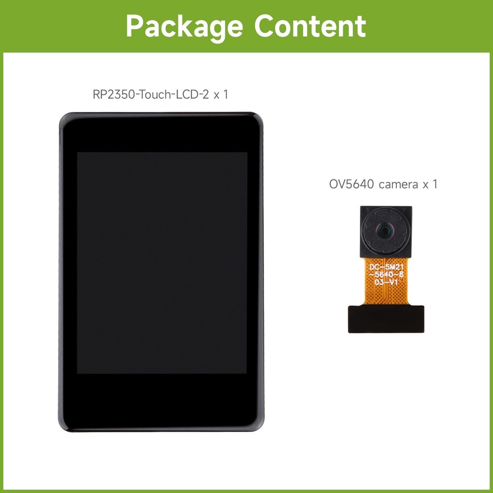 Waveshare RP2350 2inch Capacitive Touch Display Development Board, 240×320 IPS