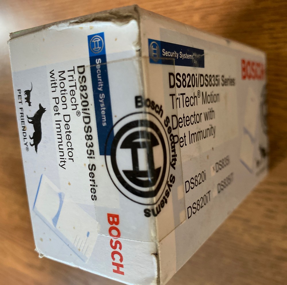 Bosch DS835i TriTech Motion Detector With Pet Immunity 35X35 FT Coverage