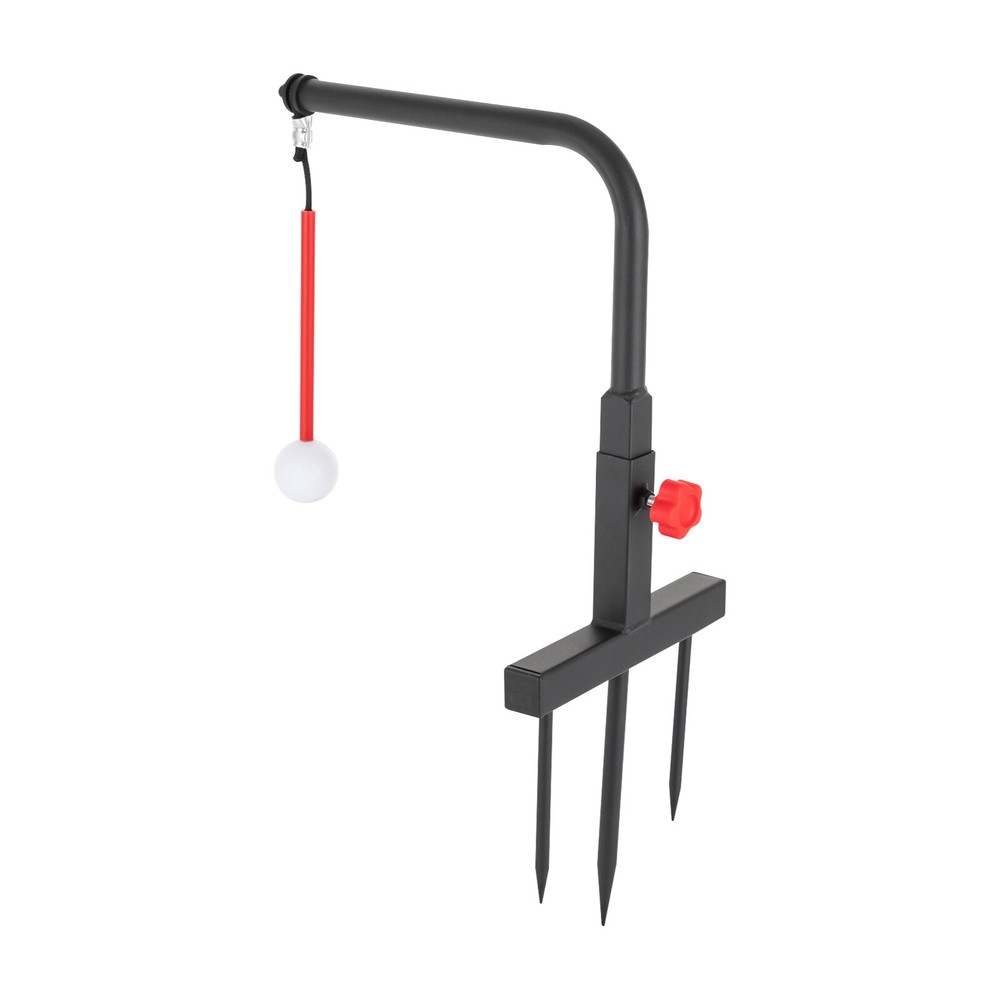 Golf Swing Training Aid with Adjustable Height & 360° Ball Return