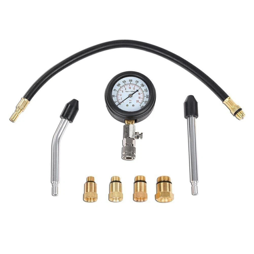 Petrol Engine Cylinder Compression Tester Kit for Automotive Motorcycle Tool