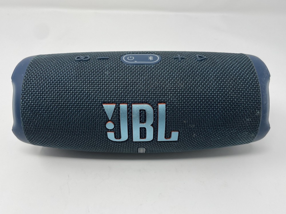 JBL Charge 5 Portable Waterproof Bluetooth Speaker Blue *READ*