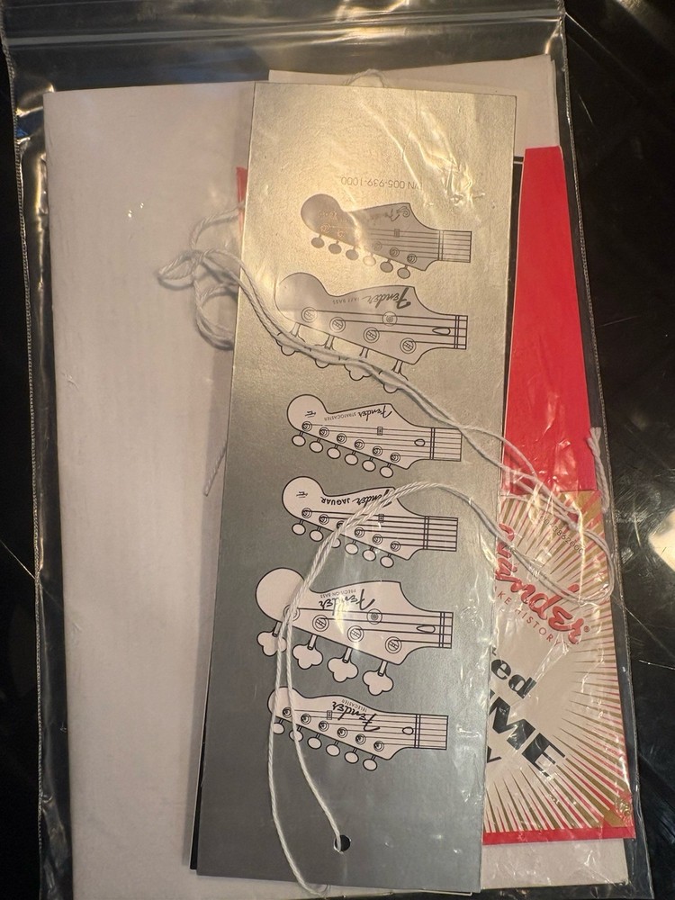 Fender Guitar Case Candy Manual Tags