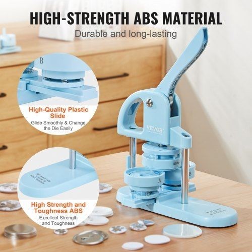 3IN1 Button Maker 1125228 inch253258mm Pin Maker 300pcs Button
