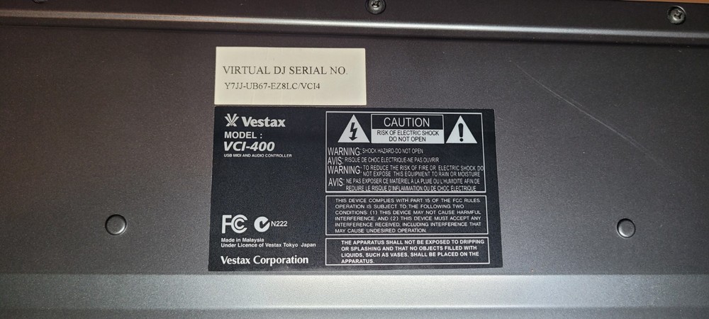 Vestax VCI-400 4-Channel Quad Deck DJ Controller