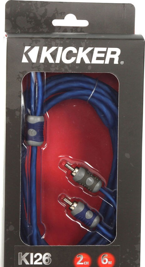 Kicker K-series RCA 6.0 Meter Bundle ( 2 Ch. & 4 Ch. )