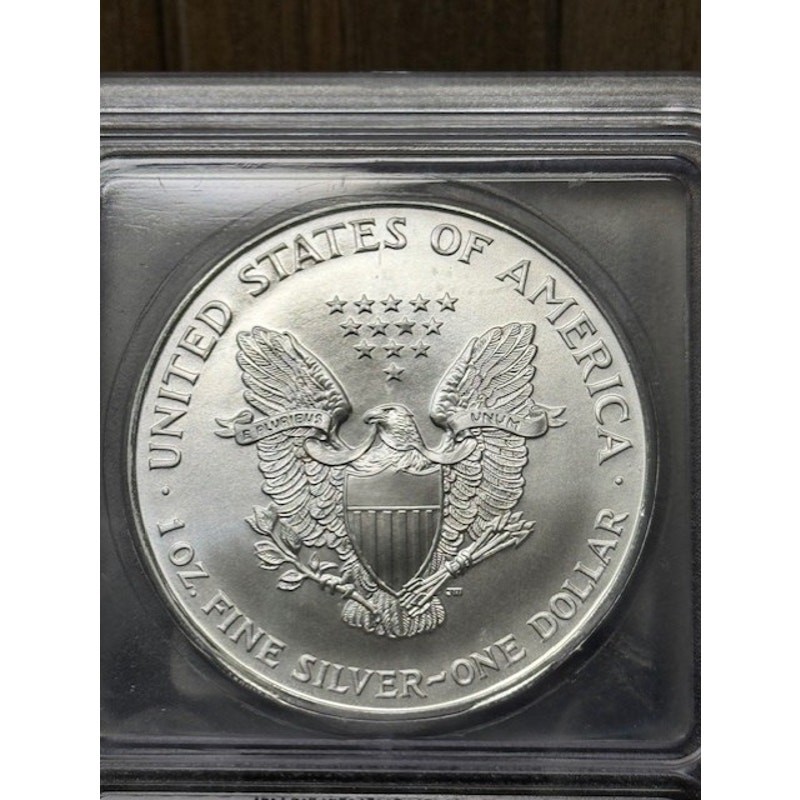 1996 ~ $1 Silver Eagle ~ ICG MS70
