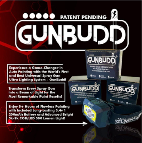 Universal GUNBUDD® Spray Gun Light | COB/LED Precision Lighting