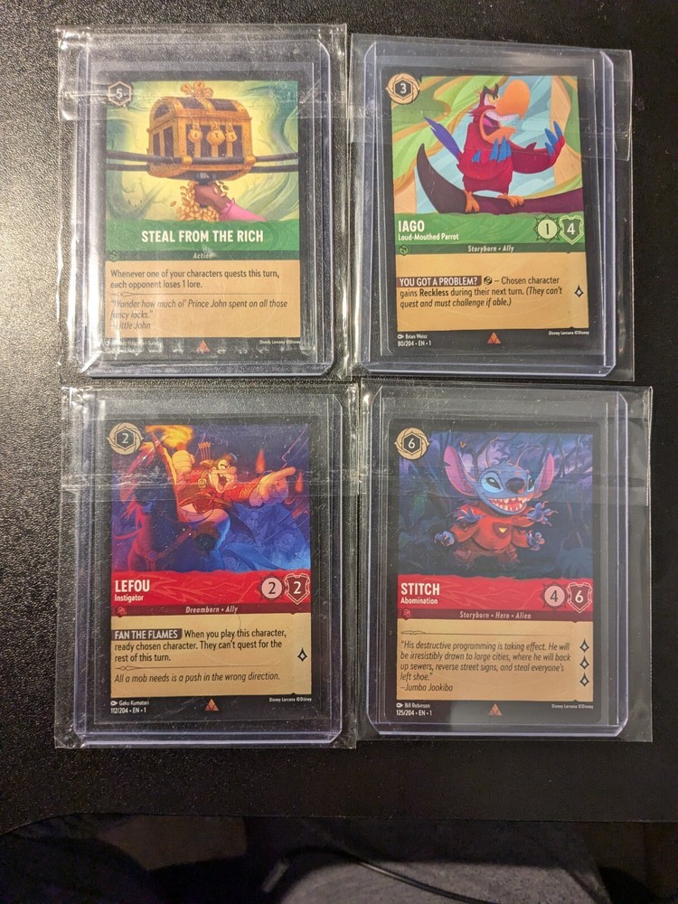 Lorcana First Chapter Ruby Emerald Starter Deck Equivalent PART-FOIL VERSION