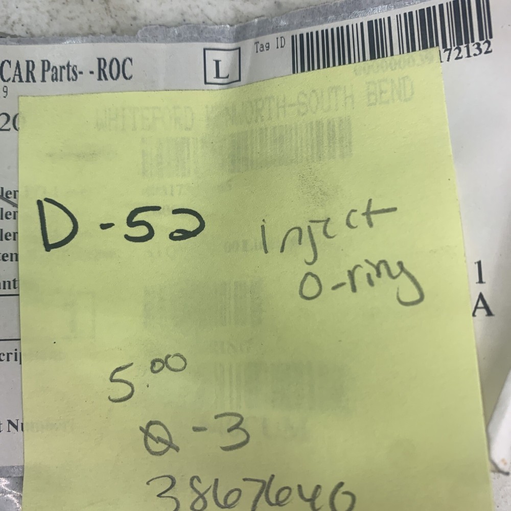cummins seal oring 3867640