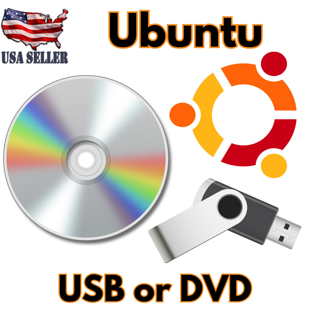Ubuntu Linux Latest 25.04 64 Bit BOOTABLE LIVE INSTALL USB or DVD FREESHIP