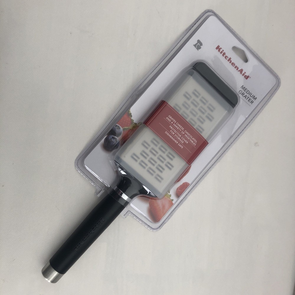 New KitchenAid Matte Black Medium Flat Grater
