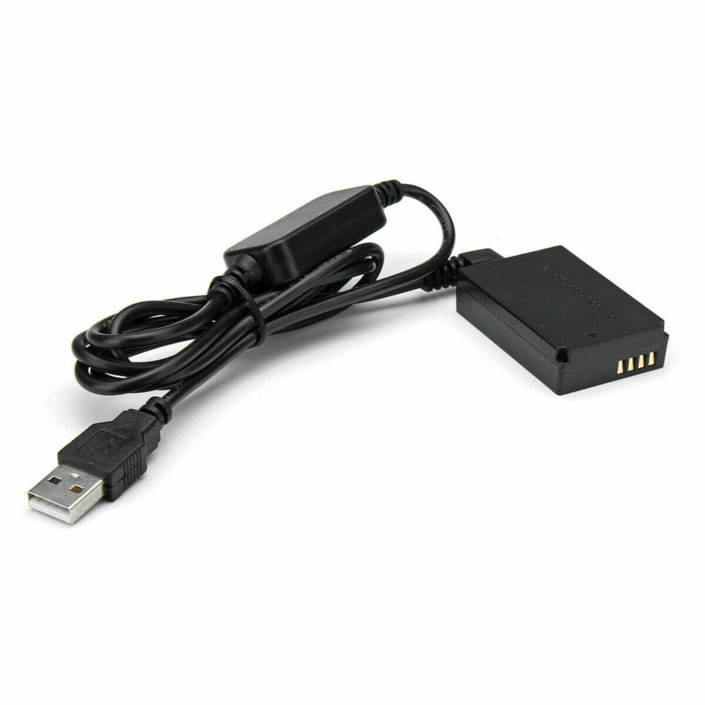 LP-E12 Power Charger Cable ACK-E12+DR-E12 Dummy Battery For Canon EOS M2 M50