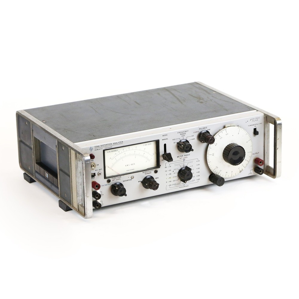 1960s Hewlett Packard Model 334A Distortion Analyzer - Vintage Original HP '60s