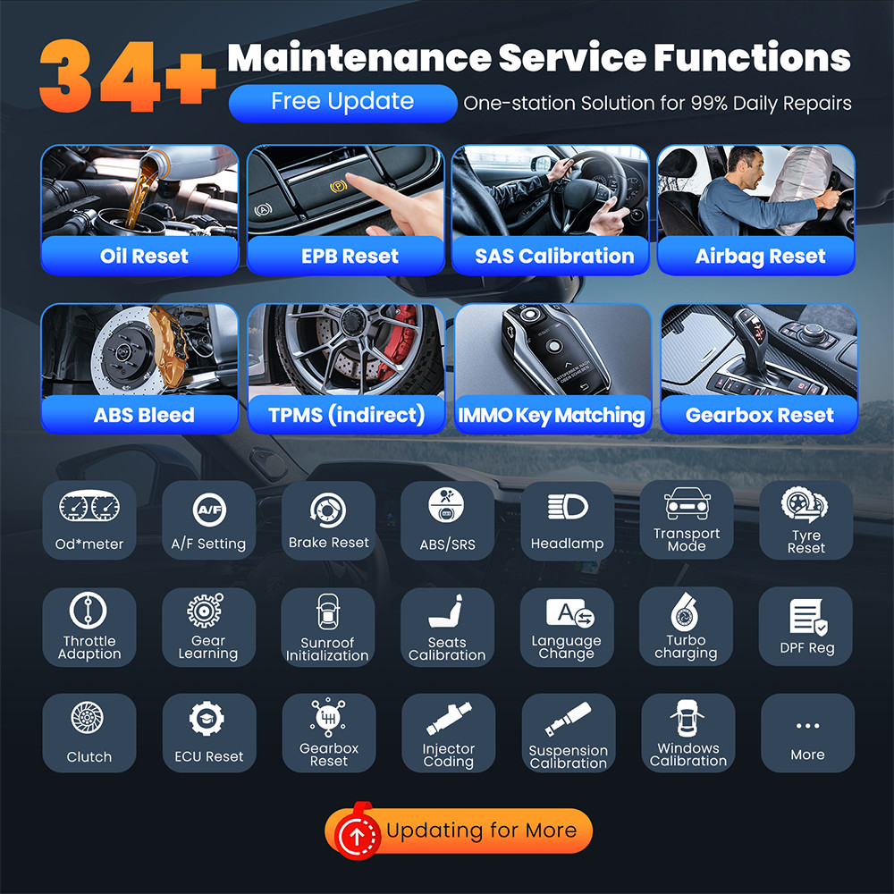 ThinkScan 689BT+TKEY101 Car Key Program Scanner Auto Diagnostic Tool V.AG Guided