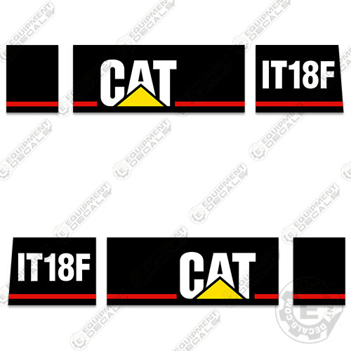 Fits Caterpillar IT18F Wheel Loader Decal Kit 7 Year Vinyl