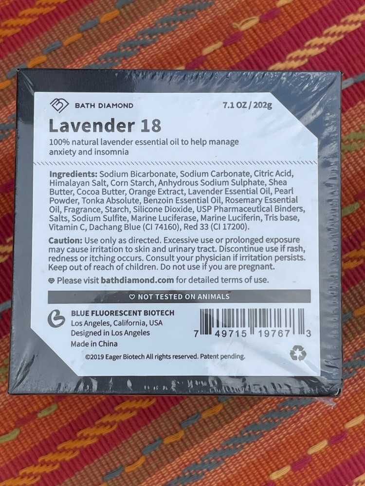 NEW Lavender 18 Bath Diamond