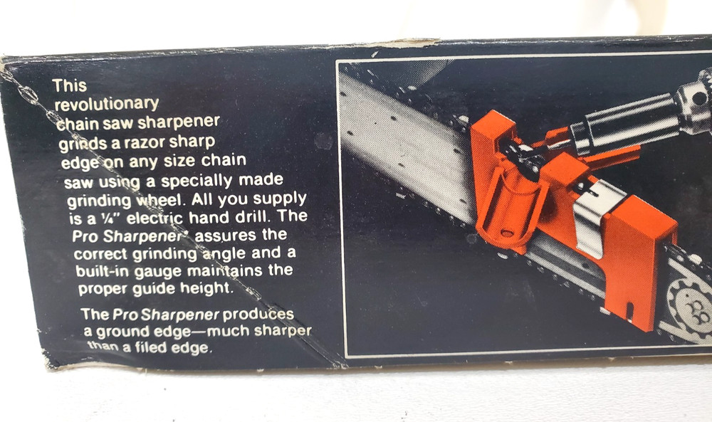 PRO SHARP CORP CHAIN SAW SHARPENER VTG USA