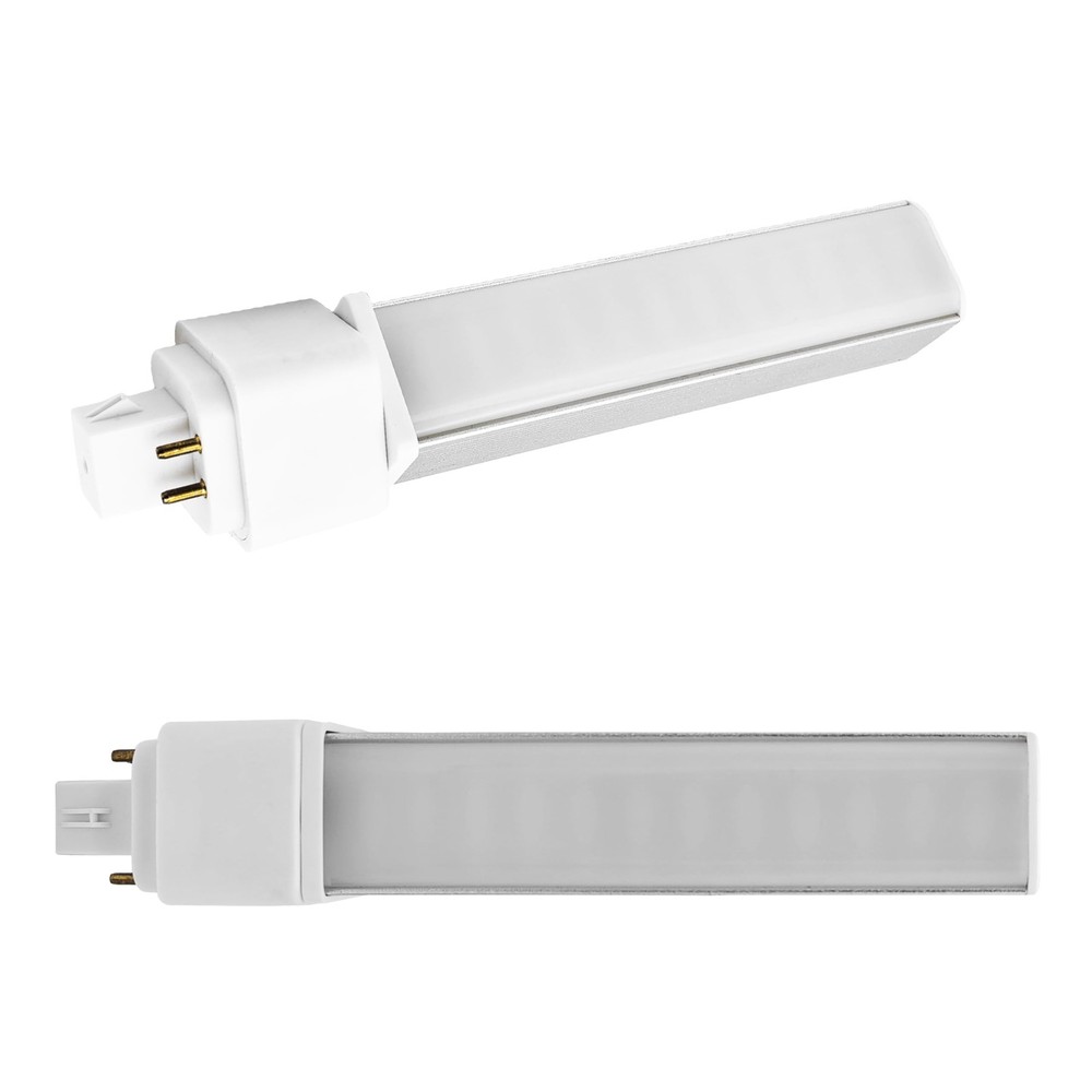 2 Pack Gx24q 4 Pin LED Light Bulb 9 Watt PL-C 2U Retrofit 18W G24q-2 Gx24q-3 ...