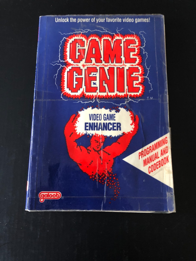 1991 Galoob Game Genie Video Game Enhancer Programming Manual & Codebook
