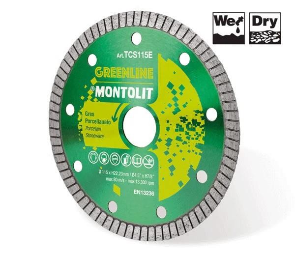 Montolit Green Line Basic Turbo Blade 4"- TCS100E