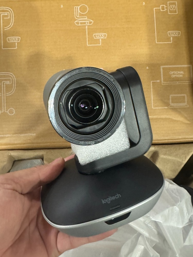 Logitech Group + Expansion Microphones Video Conferencing System Bundle