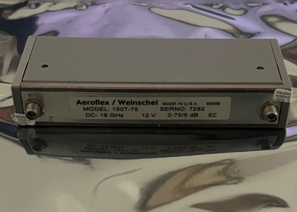 Aeroflex Weinschel Model 150T-75 Programable step attenuator DC-18GHz
